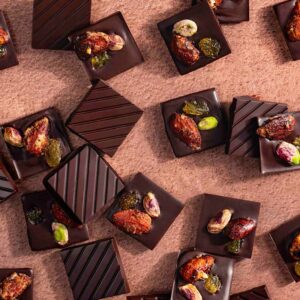 Petits mendiants chocolat noir