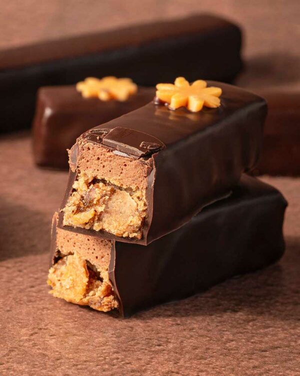 Barre guimauve praliné orange