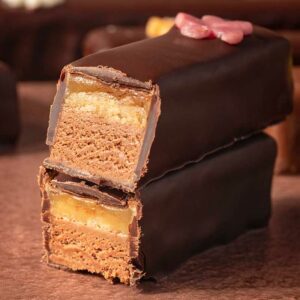 Barre nougat caramel