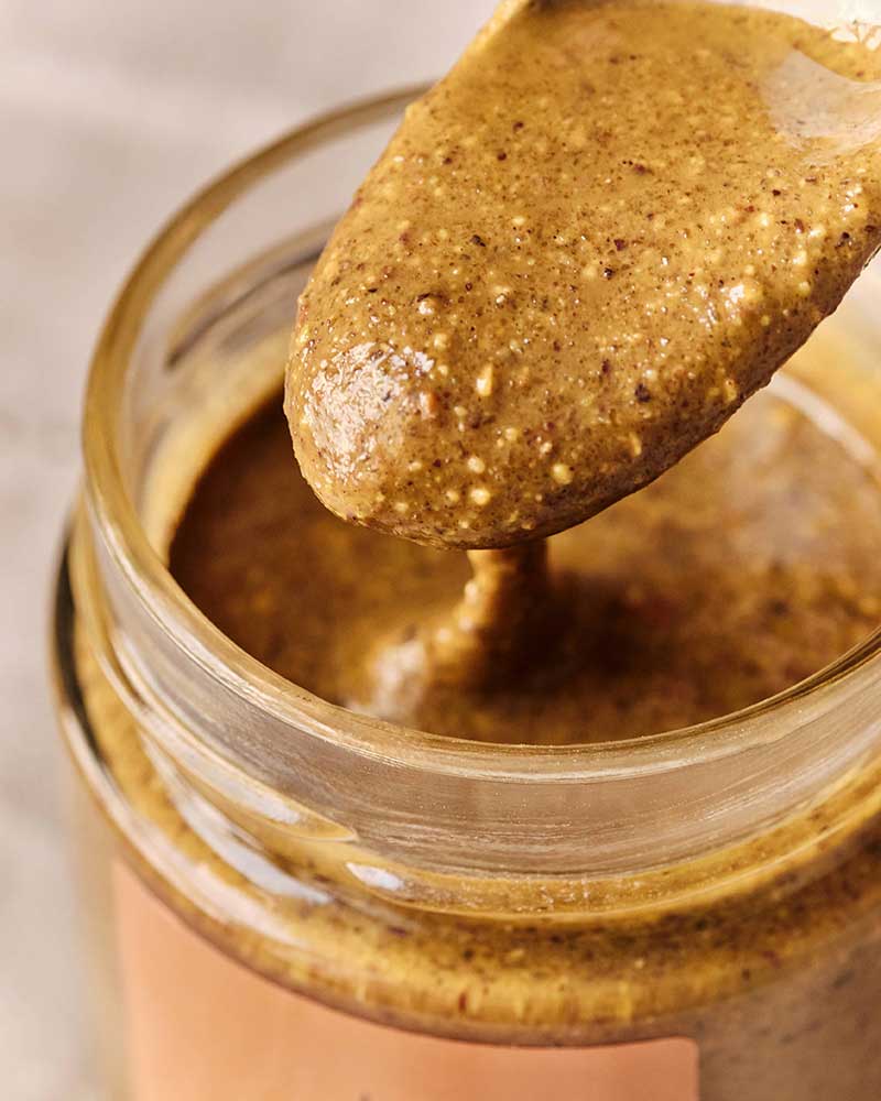 Pâtes à tartiner Praliné pistache par Nina Métayer