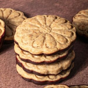 Sablé fleur de Noël par Nina Métayer