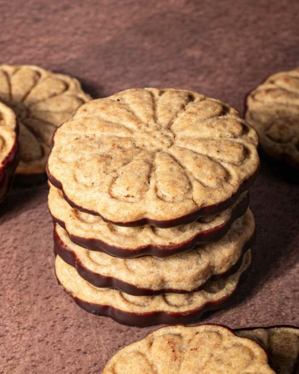 Sablé fleur de Noël par Nina Métayer